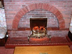 Classic electric fire at the Cottage Hotel