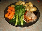 Pork chop dinner 