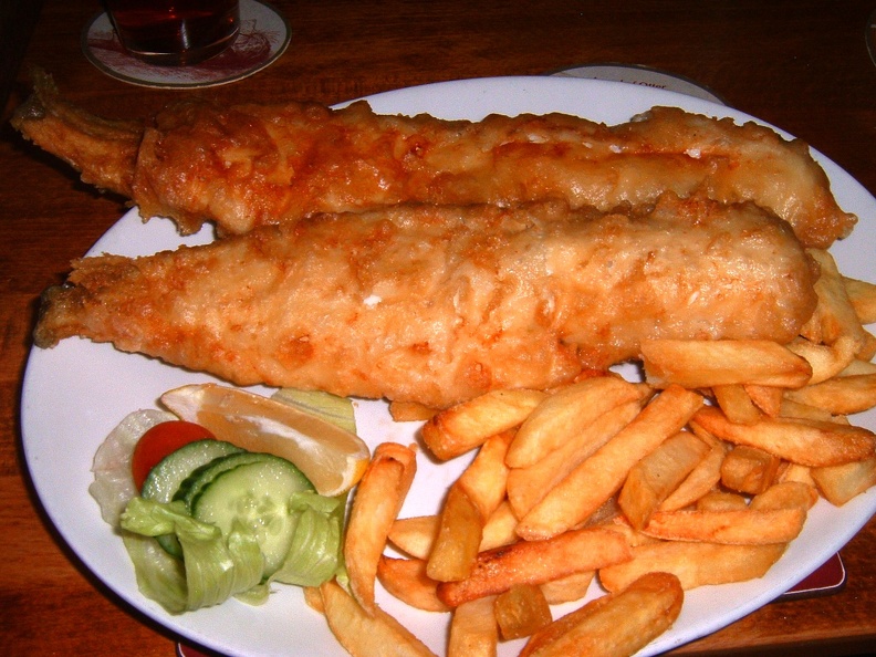 Jumbo cod and chips