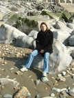 Duckling on Charmouth beach