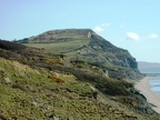 Golden Cap over the landslide