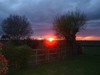 Hare Hill sunset in April