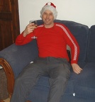 Santa CP enjoys a glass of Gran Marnier