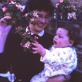 49 Wendy and Mum with apple blossom at no 35