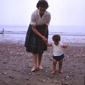 10 W and Mum on beach