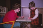13 Mum and Wendy doing a jigsaw