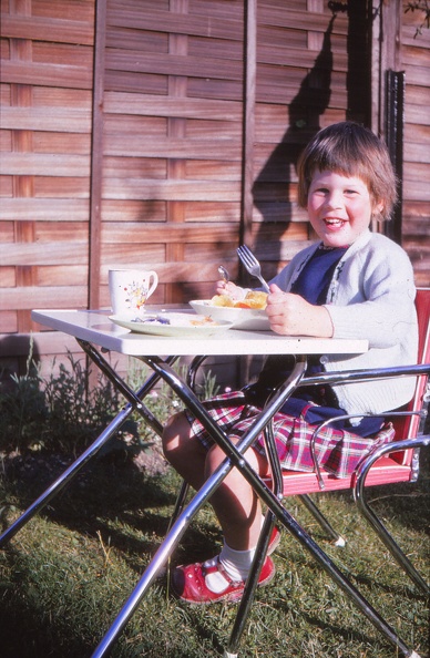22 Wendy having tea in garden.jpg
