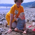 08 D and Mum on beach