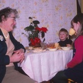 32 Nanna at tea with W & D (26 Victoria St, Ely)