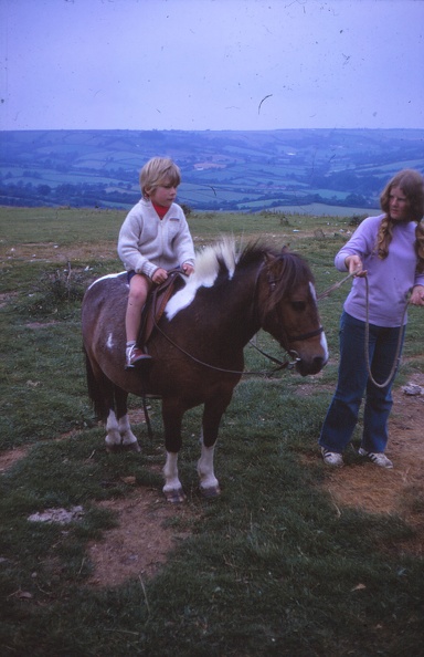 01 D on a pony in Farway, Devon (5.25 years)