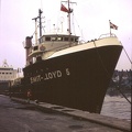 43 D with a tug at Great Y. docks