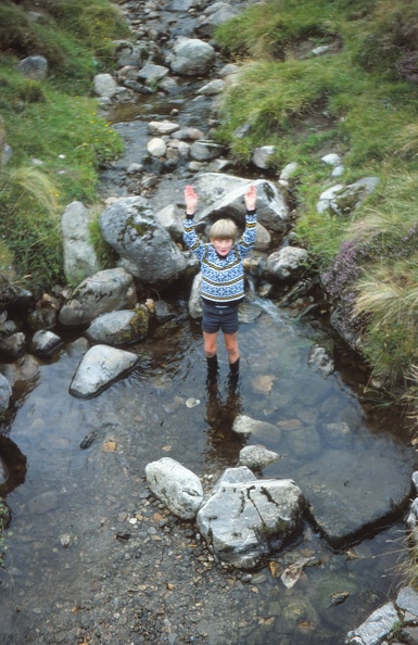 D (8 yrs) in a stream nr. Garbole.jpg