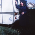 07 Margaret with 'Percy Pioneer' the first caravan