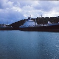 12 ships in the Falmouth Roads seen from the ferry