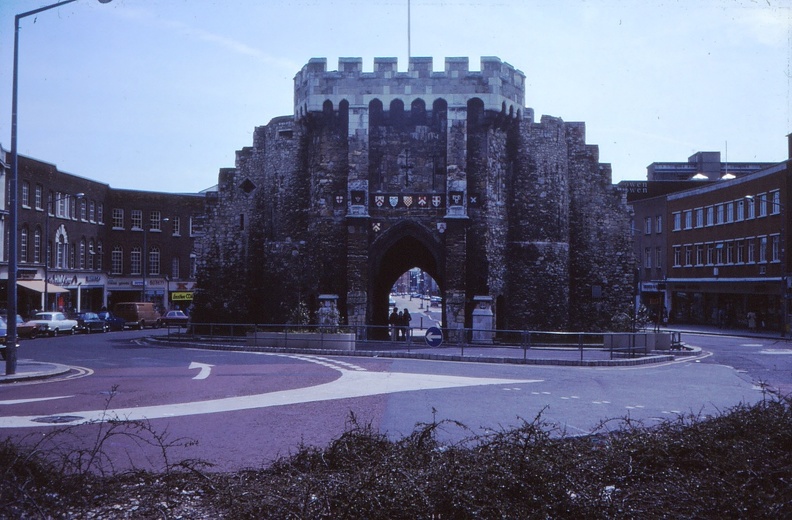 30 Old city wall at Southampton with Mum, W&D