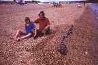 57 Bill & David on Torcross beach