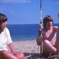 03  W & D on beach (D 14 yrs)
