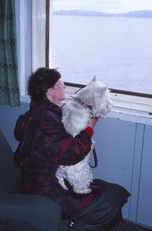 49 Doreen & Rossy on ferry to Lochmaddy on N. Uist