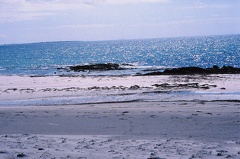 21 Sun on the sea at Benbecula