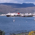 77 Car ferry Isle of Lewis at birth in Ullapool