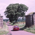 48 Cassie driving 'under' missing railway bridge at Wooler