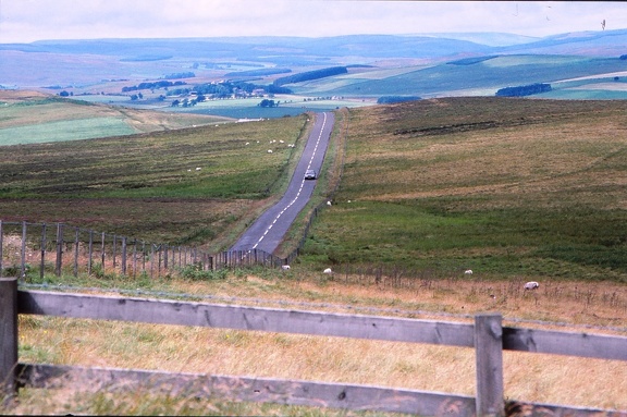 50 Looking north-east to Elsdon and Scottish border