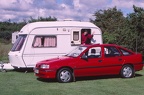 53 Doreen in caravan at Wooler CC site